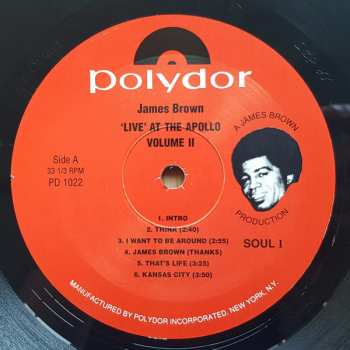 2LP James Brown & The Famous Flames: Live At The Apollo Volume II