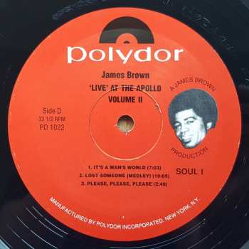 2LP James Brown & The Famous Flames: Live At The Apollo Volume II
