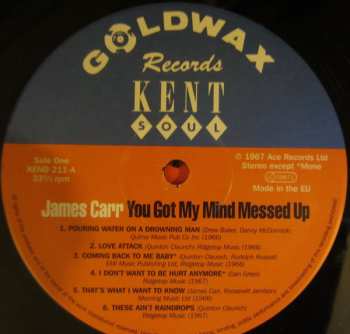 LP James Carr: You Got My Mind Messed Up