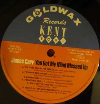 LP James Carr: You Got My Mind Messed Up
