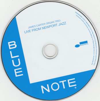 CD James Carter Organ Trio: Live From Newport Jazz