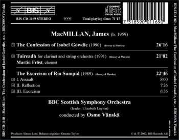 CD Osmo Vänskä: The Confession Of Isobel Gowdie • Tuireadh • The Exorcism Of Rio Sumpúl