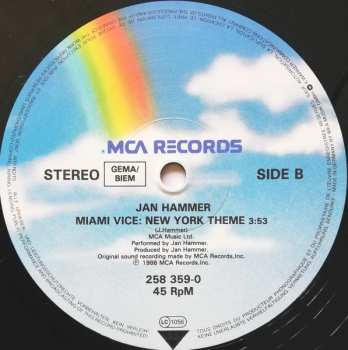 LP Jan Hammer: Crockett's Theme (Extended 12" Mix)