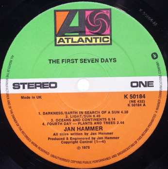 LP Jan Hammer: The First Seven Days