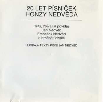 CD Jan Nedvěd: 20 Let Písniček Honzy Nedvěda