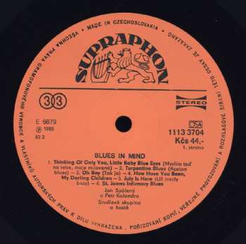 LP Michal Pavlíček: Blues In Mind