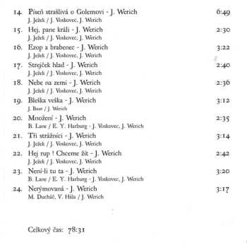 CD Jan Werich: Nebe Na Zemi