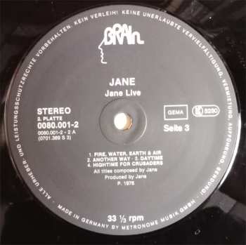 2LP Jane: Jane Live