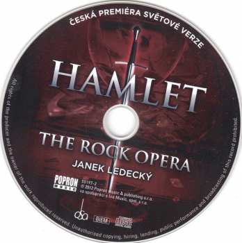 CD Janek Ledecký: Hamlet The Rock Opera