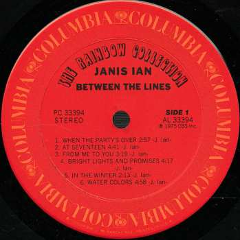 LP Janis Ian: Between The Lines