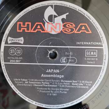 LP Japan: Assemblage