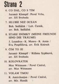 LP Jarmila Veselá: Slunečný Ostrov