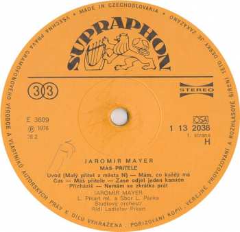 LP Jaromír Mayer: Máš Přítele