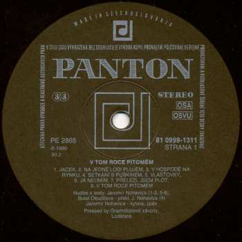 LP Jaromír Nohavica: V Tom Roce Pitomém