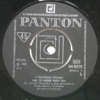 SP Jaromír Vomáčka: Srdce Není Poručík / Tak To Moře Tady Mít