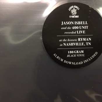 2LP Jason Isbell And The 400 Unit: Live From The Ryman