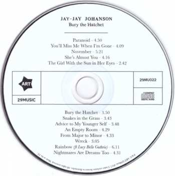 CD Jay-Jay Johanson: Bury The Hatchet