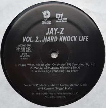 2LP Jay-Z: Vol. 2... Hard Knock Life