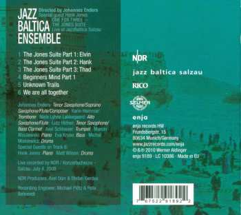 CD Hank Jones: One For Three-The Jones Suite-Live at Jazzbaltica Salzau