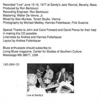 CD J.B. Hutto & The Houserockers: Live 1977