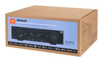 Tontechnik JBL MA510 - Av Zesilovač 5.2, 75 W, 8k, Wi-fi, Bluetooth, Dolby Vision - Černý