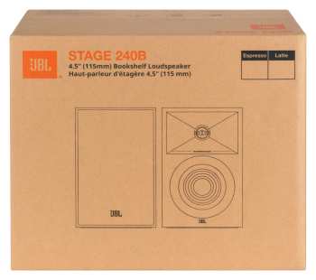 Tontechnik JBL Stage 240B - 2-pásmové Regálové Reprosoustavy, 75 W Rms, 4,5" - bílá
