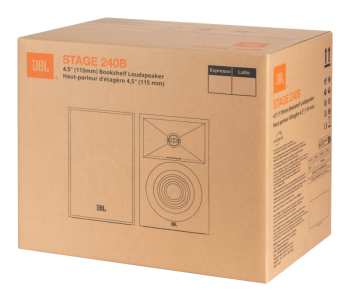 Tontechnik JBL Stage 240B - 2-pásmové Regálové Reprosoustavy, 75 W Rms, 4,5" - černá