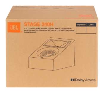 Tontechnik JBL Stage 240H - 2-pásmové Dolby Atmos Modulové Reprosoustavy, 4,5" - černá