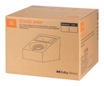 Tontechnik JBL Stage 240H - 2-pásmové Dolby Atmos Modulové Reprosoustavy, 4,5" - černá