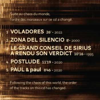 CD Jean-Baptiste Favory: Les signes au loin