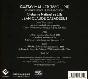 2CD Gustav Mahler: Symphony No. 2 'Resurrection'