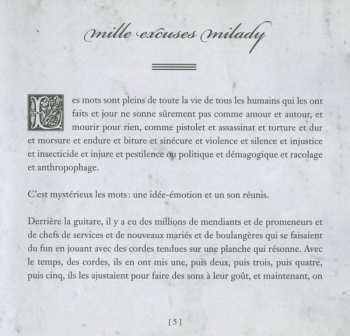 CD Jean Leloup: Mille Excuses Milady