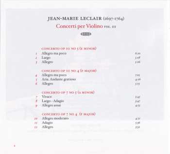 CD Leila Schayegh: Concerti Per Violino, Vol. III (Op. 7 &10 – Nos 4 & 5)