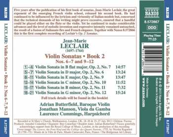 CD Laurence Cummings: Violin Sonatas • Book 2 Nos. 6-7 and 9-12