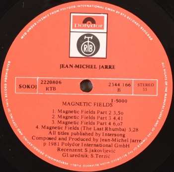 LP Jean-Michel Jarre: Magnetic Fields