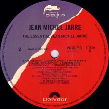 LP Jean-Michel Jarre: The Essential Jean Michel Jarre