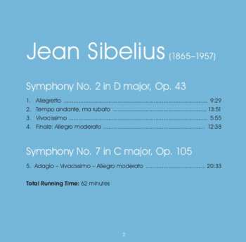 SACD Jean Sibelius: Symphonies 2 & 7