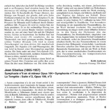 CD Jean Sibelius: Symphonies Nos 6 & 7 Etc.