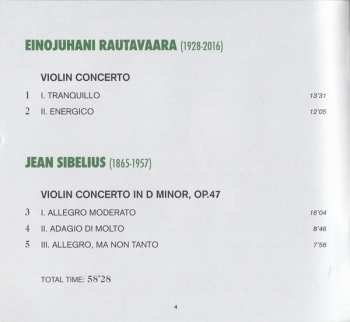 CD Jean Sibelius: Violin Concertos