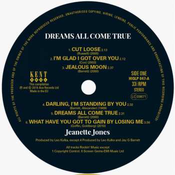 LP Jeanette Jones: Dreams All Come True