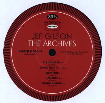 2LP Jef Gilson: The Archives