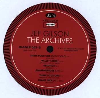 2LP Jef Gilson: The Archives
