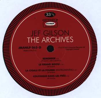 2LP Jef Gilson: The Archives