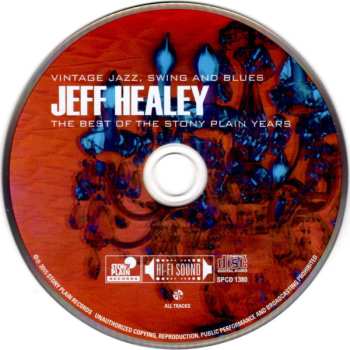 CD Jeff Healey: The Best Of The Stony Plain Years