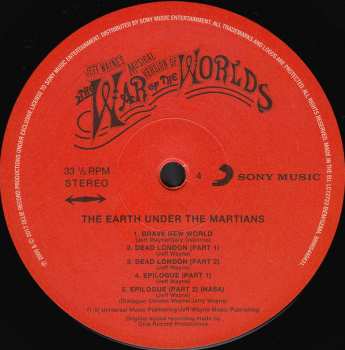 2LP Jeff Wayne: Jeff Wayne's Musical Version Of The War Of The Worlds