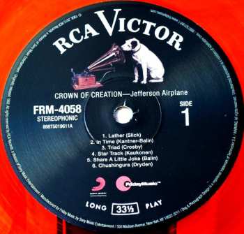 LP Jefferson Airplane: Crown Of Creation CLR
