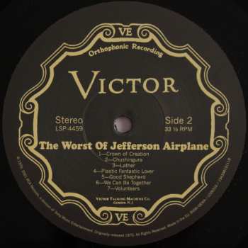 LP Jefferson Airplane: The Worst Of Jefferson Airplane