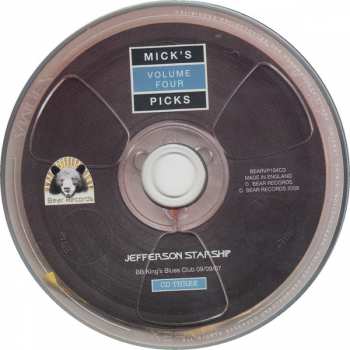 3CD/Box Set Jefferson Starship: BB Kings Blues Club Ny 2007 Mick's Picks Volume 4