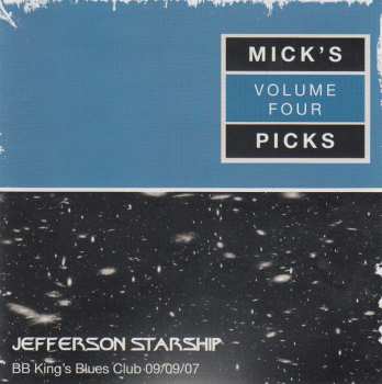 3CD/Box Set Jefferson Starship: BB Kings Blues Club Ny 2007 Mick's Picks Volume 4