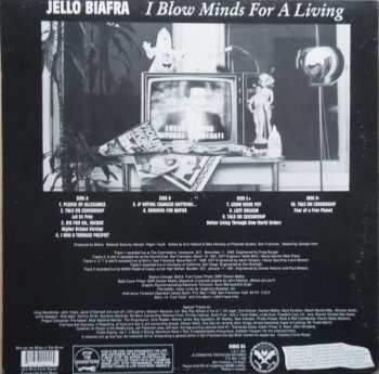 2LP Jello Biafra: I Blow Minds For A Living